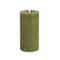 7.75&#x22; Green Simplux LED Designer Candle with Remote